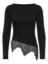 ONLLAILA L/S LACE MIX TOP JRS NOOS