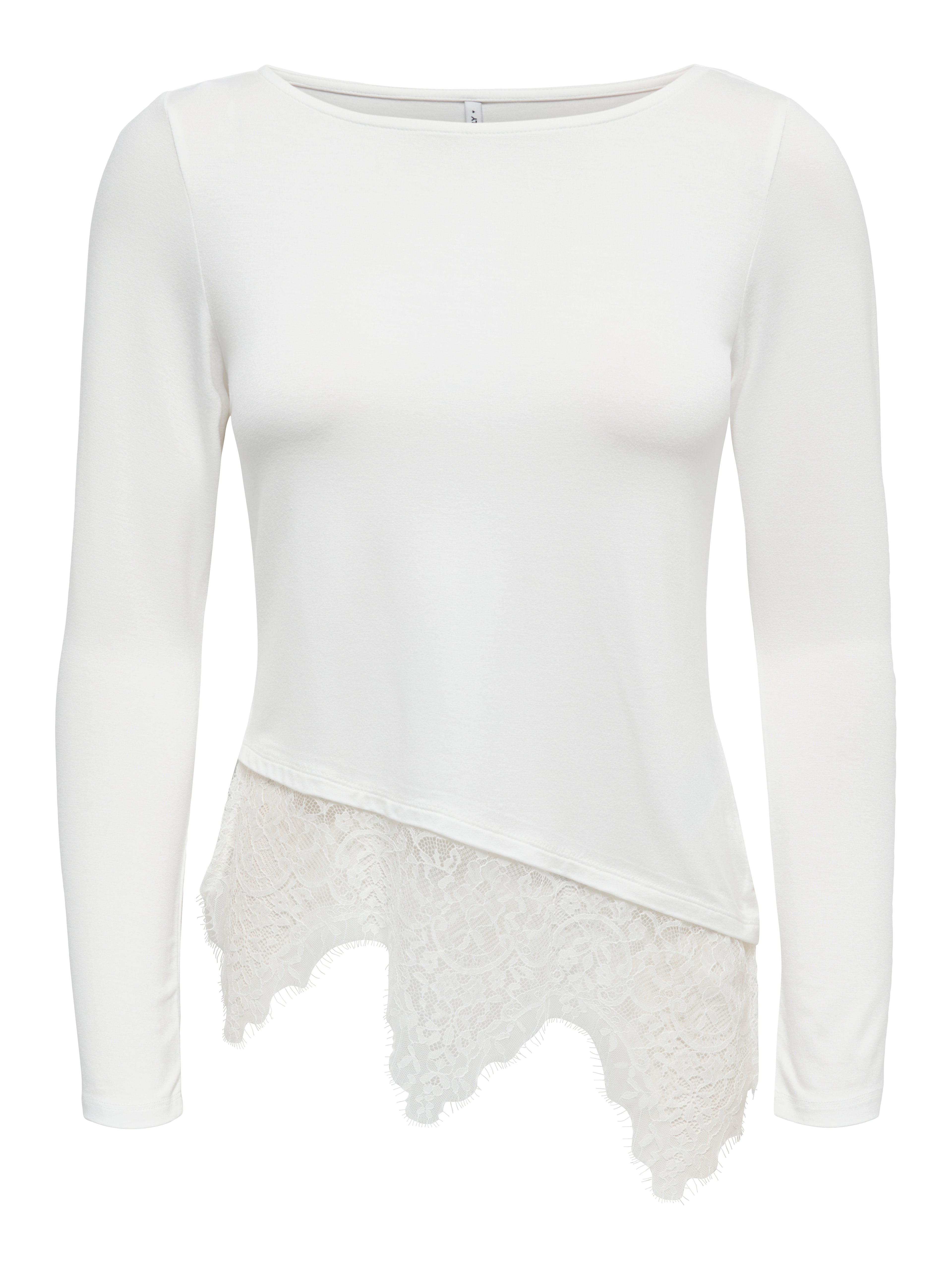 ONLLAILA L/S LACE MIX TOP JRS NOOS