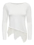 ONLLAILA L/S LACE MIX TOP JRS NOOS
