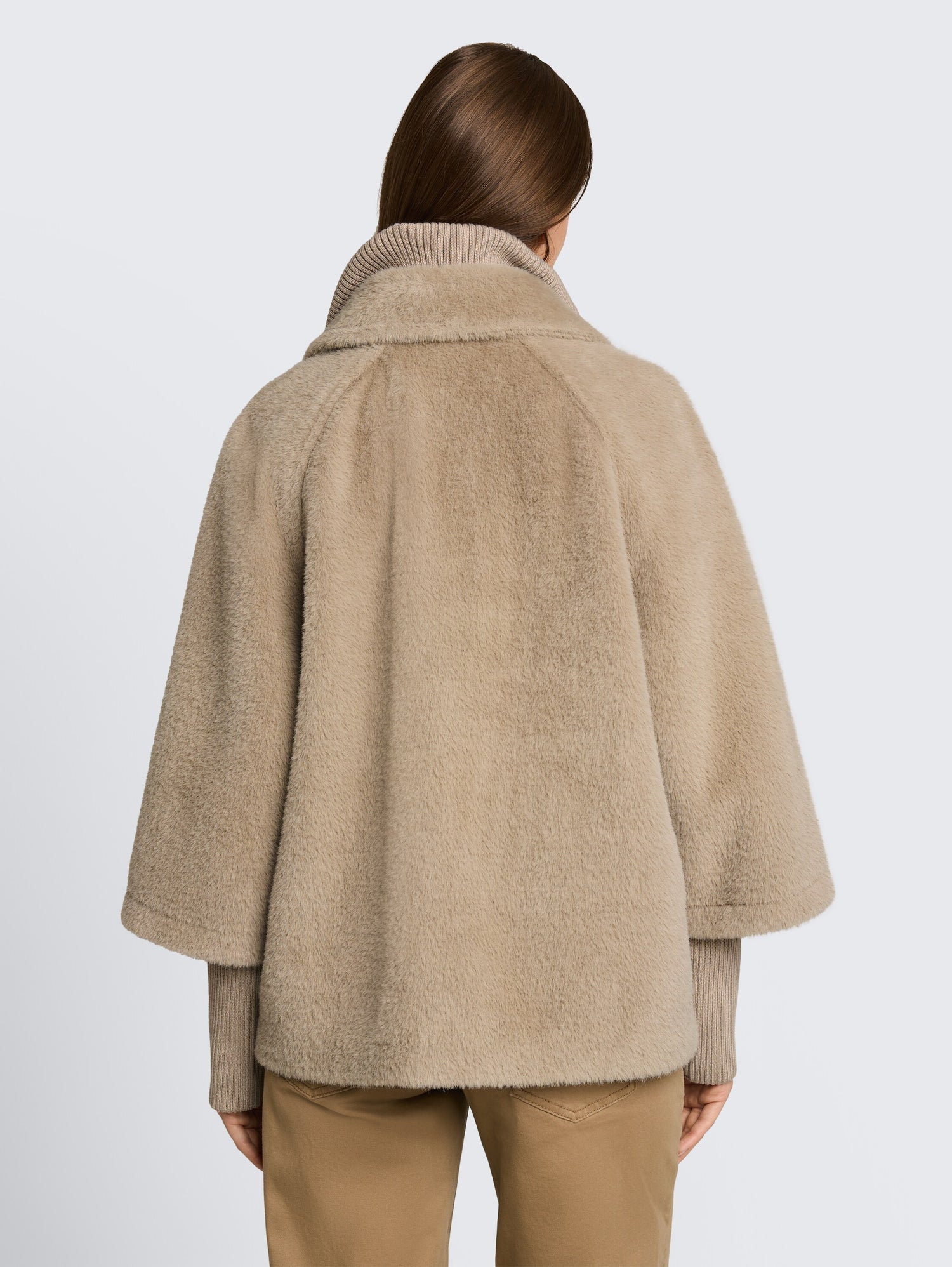 Cosy Cape Jacke im 2-in-1-Look