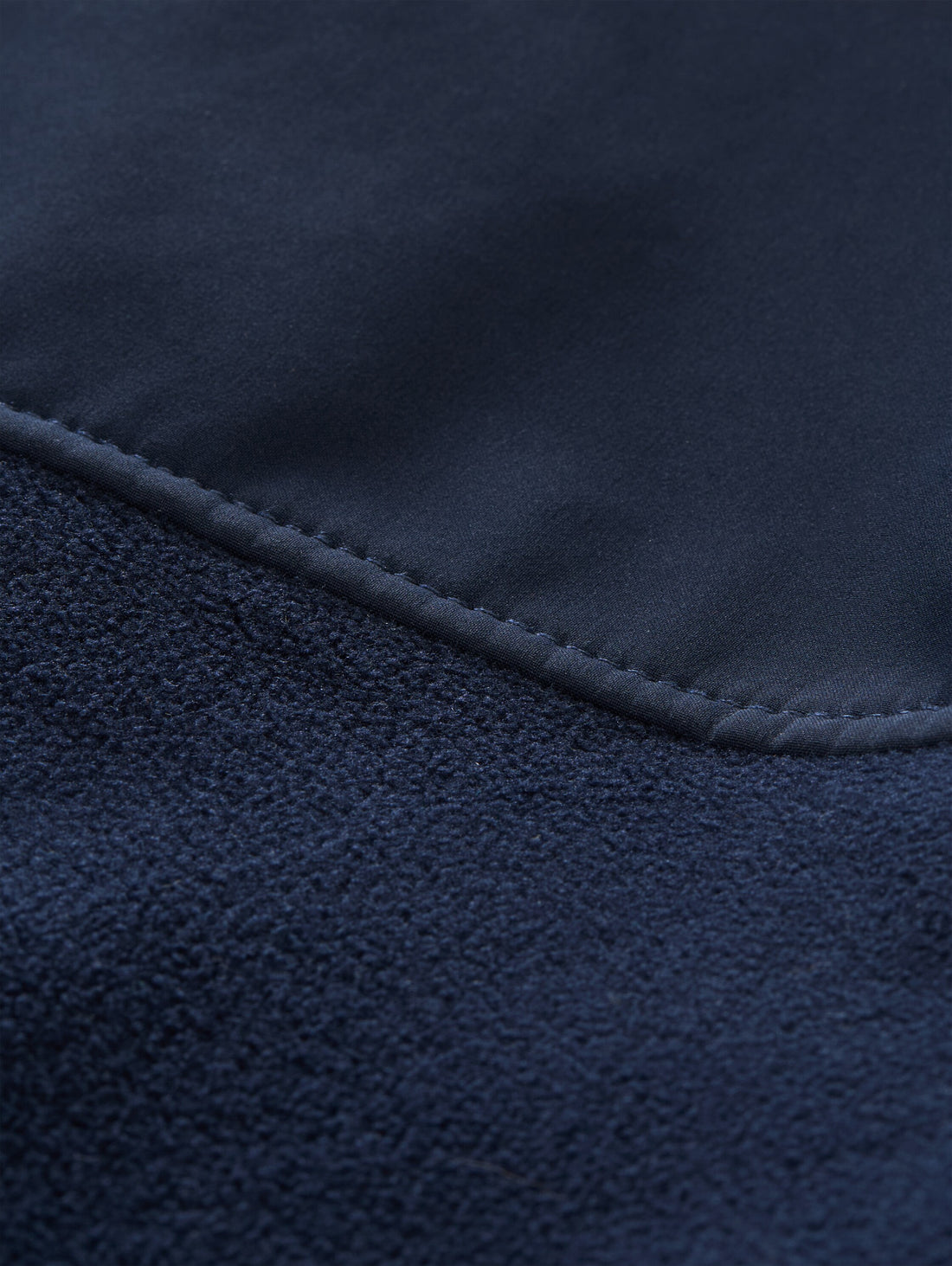 Hybrid Fleecejacke mit Kapuze