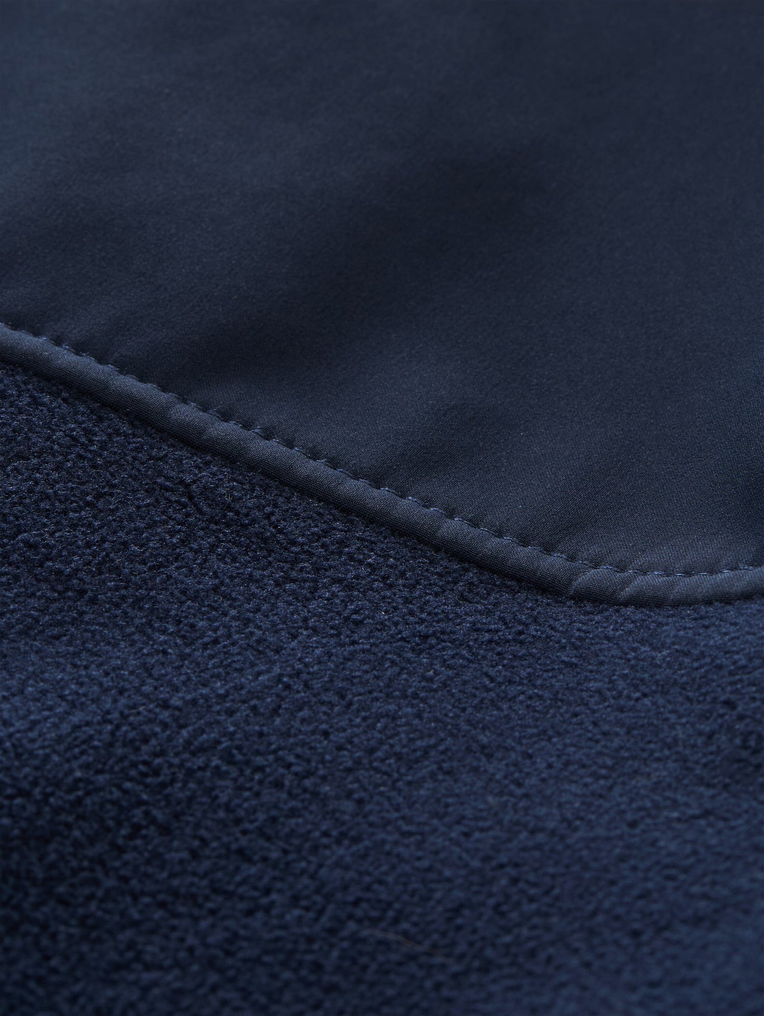 Hybrid Fleecejacke mit Kapuze