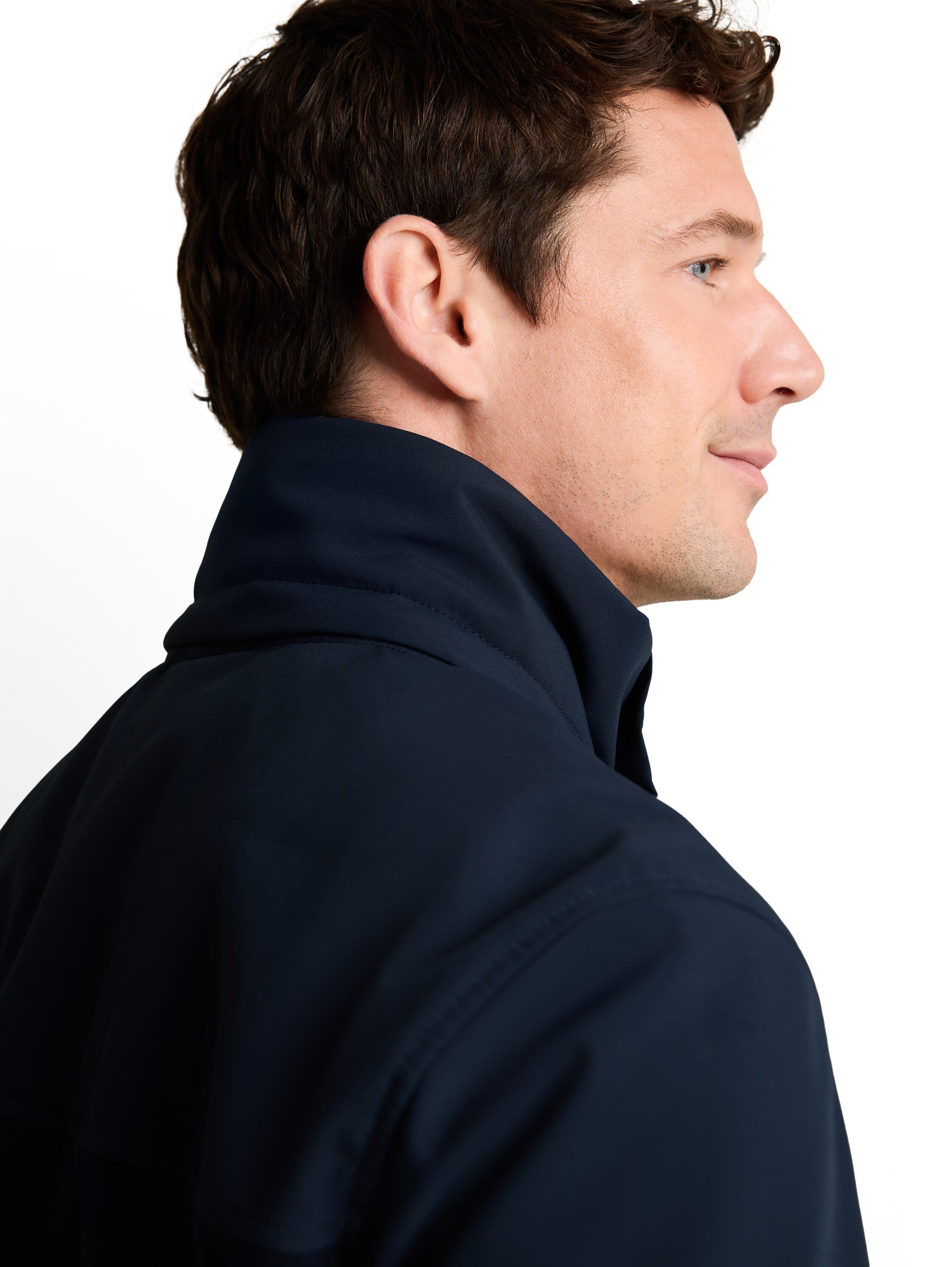 Hybrid Fleecejacke mit Kapuze