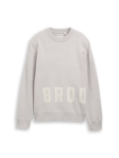 Oversize Jacquard Strickpullover