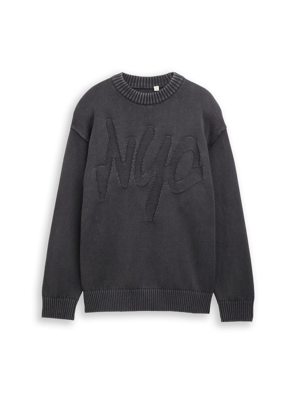 Oversize Strickpullover im Used Look