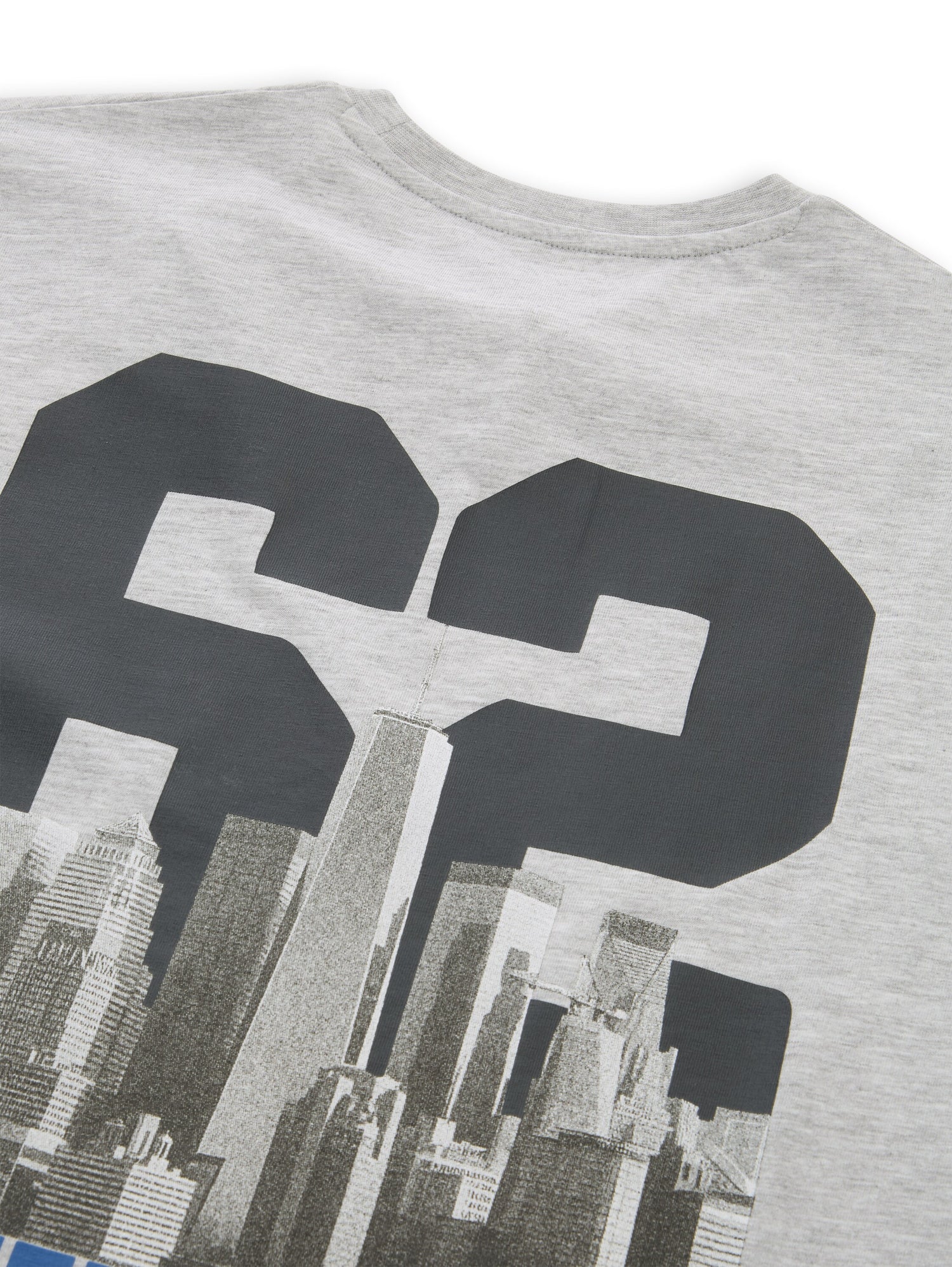 Oversize T-Shirt mit Foto-Rückenprint