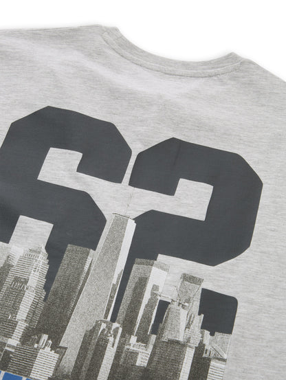 Oversize T-Shirt mit Foto-Rückenprint