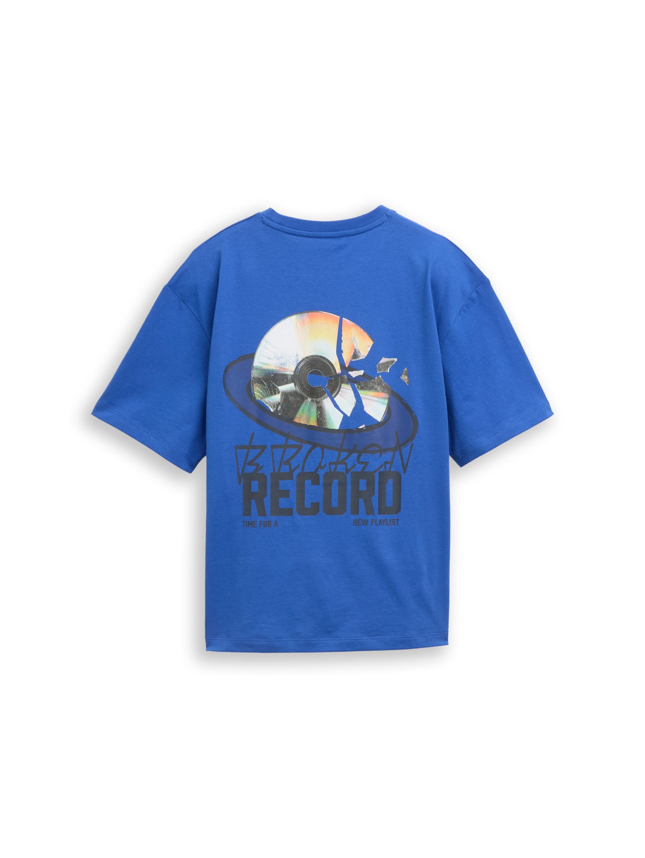 Oversize T-Shirt mit Foto-Rückenprint