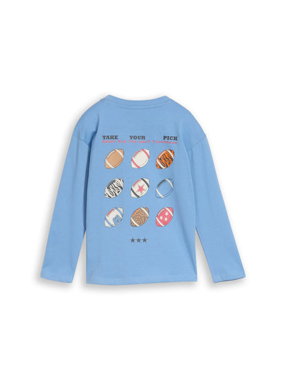 Oversize Langarmshirt mit Rückenprint