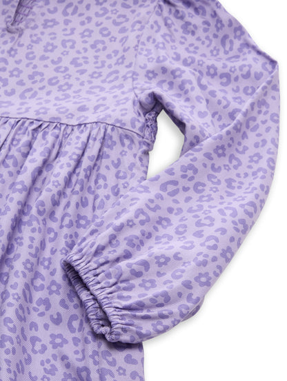 Mini-Kleid mit Leopardenmuster