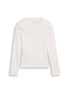 Henley Langarmshirt mit Rippstruktur