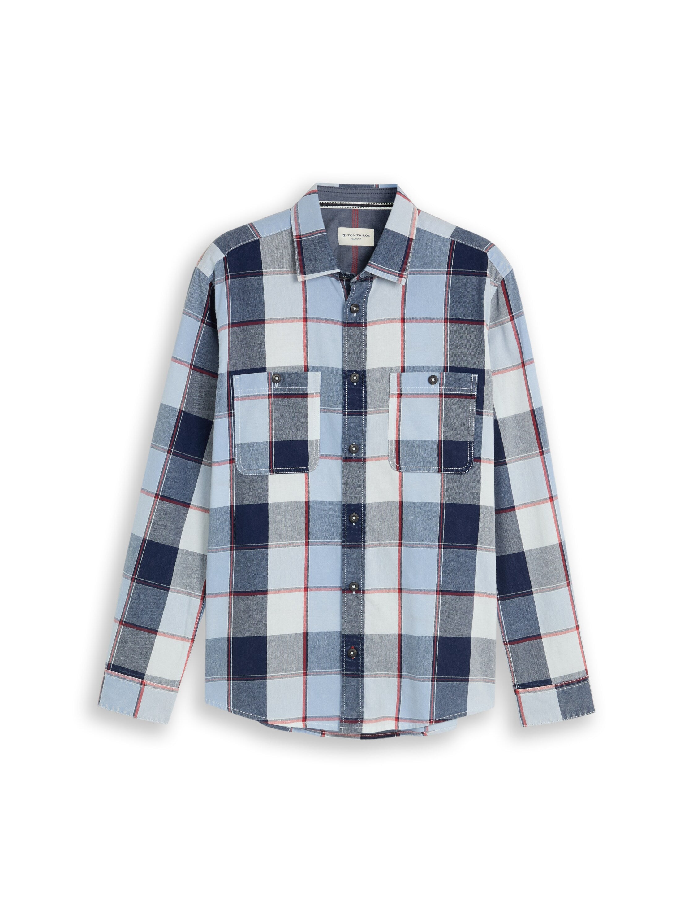 Regular Fit Hemd im Washed-Look