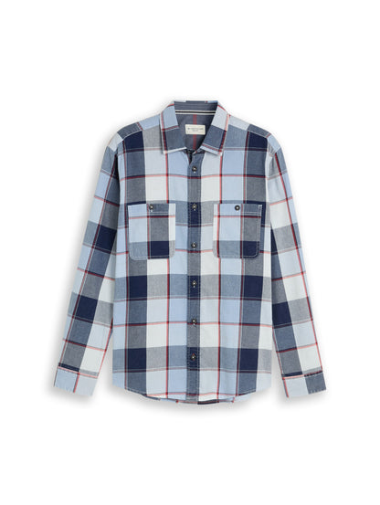 Regular Fit Hemd im Washed-Look