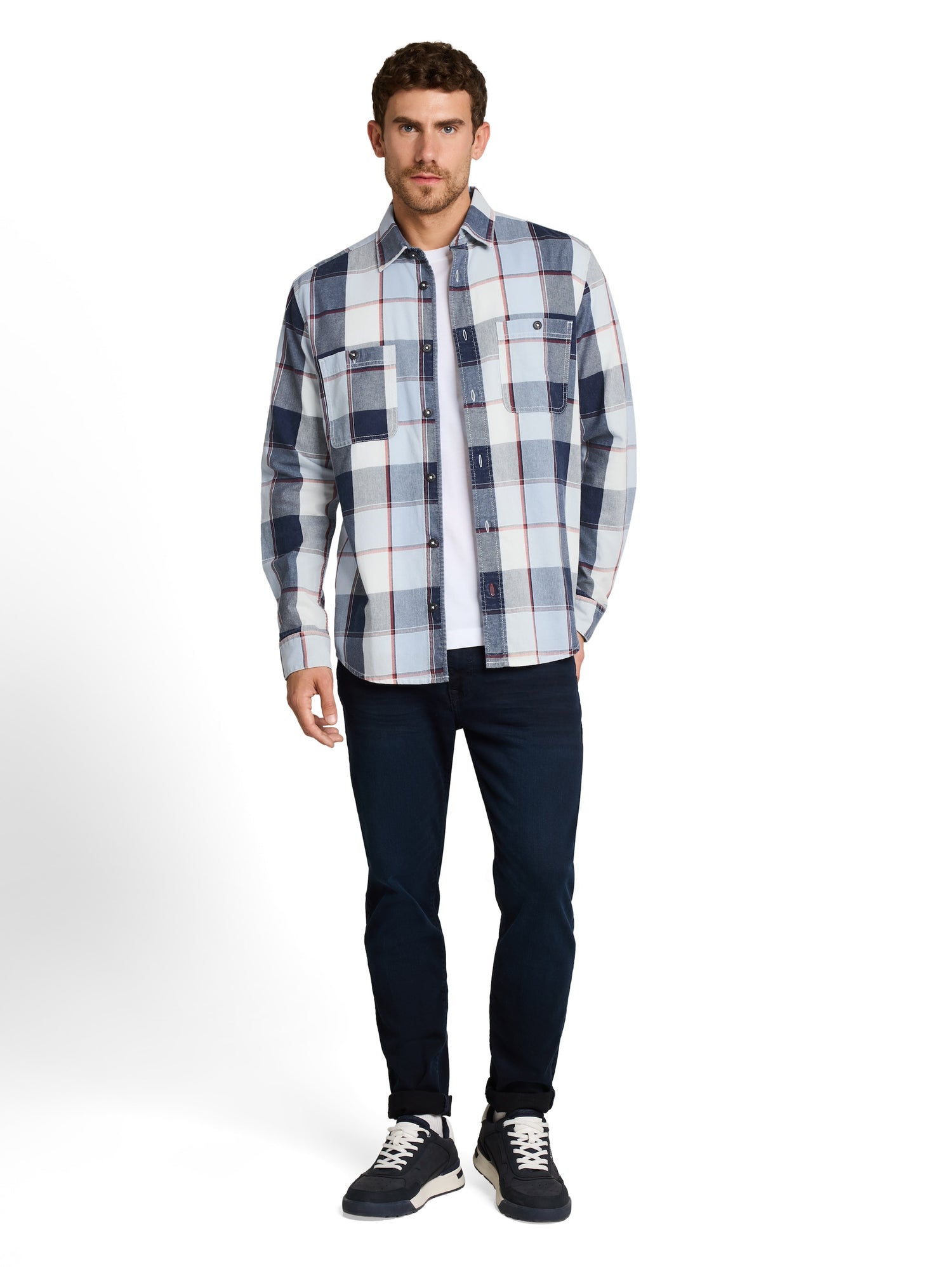 Regular Fit Hemd im Washed-Look