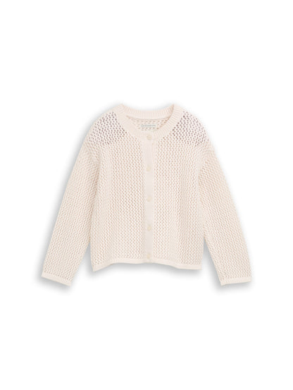 Cardigan mit Blumen-Motiv