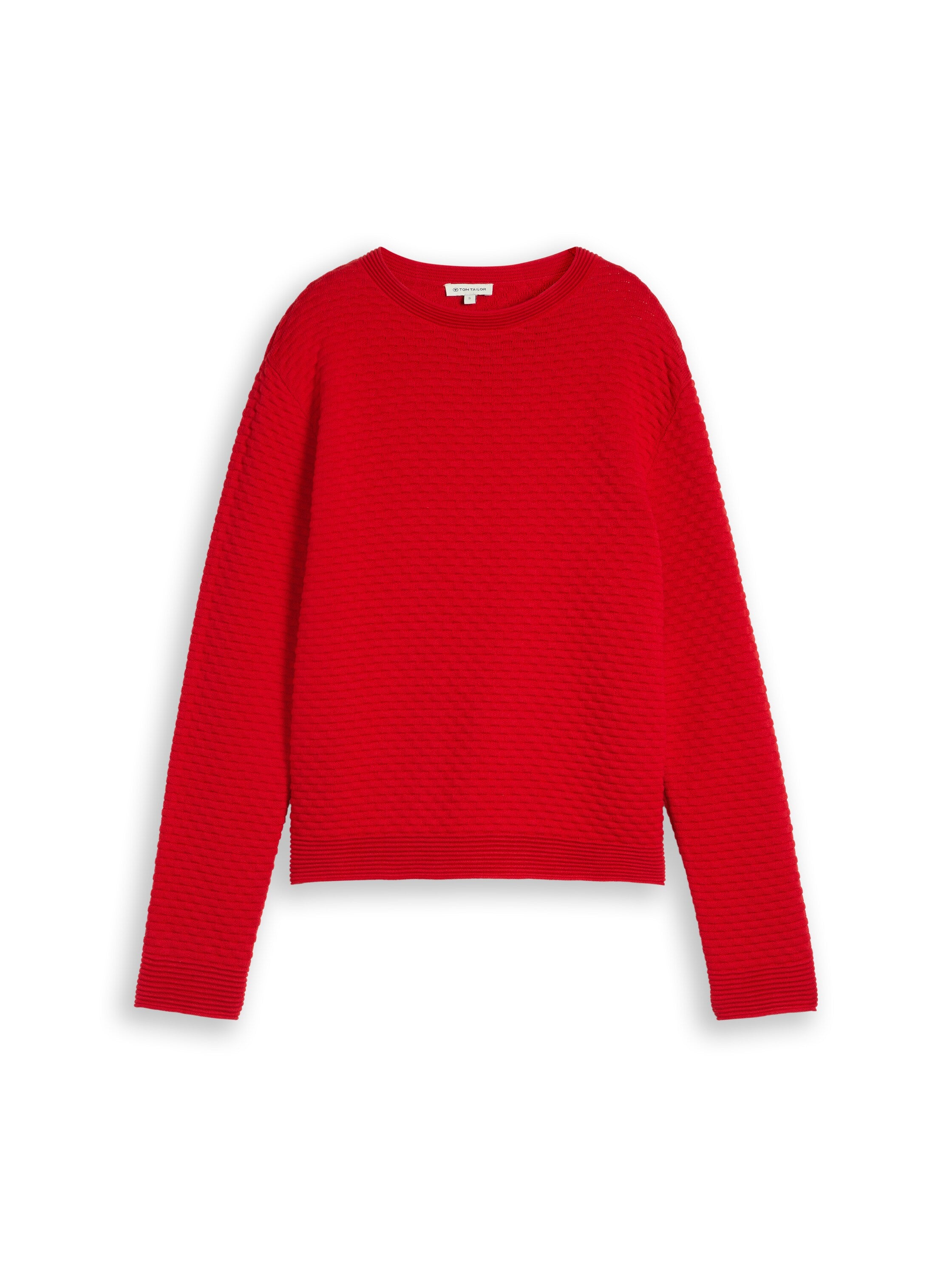 Strickpullover mit Struktur