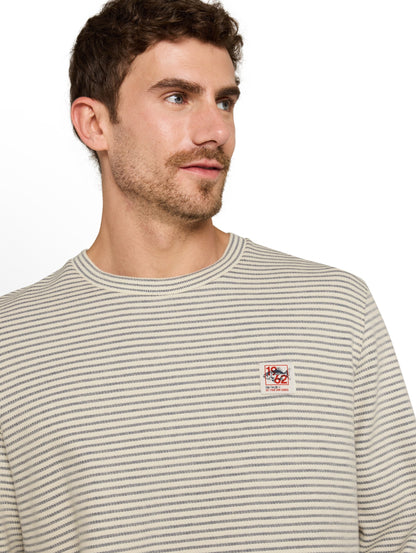 Langarmshirt mit Streifenmuster