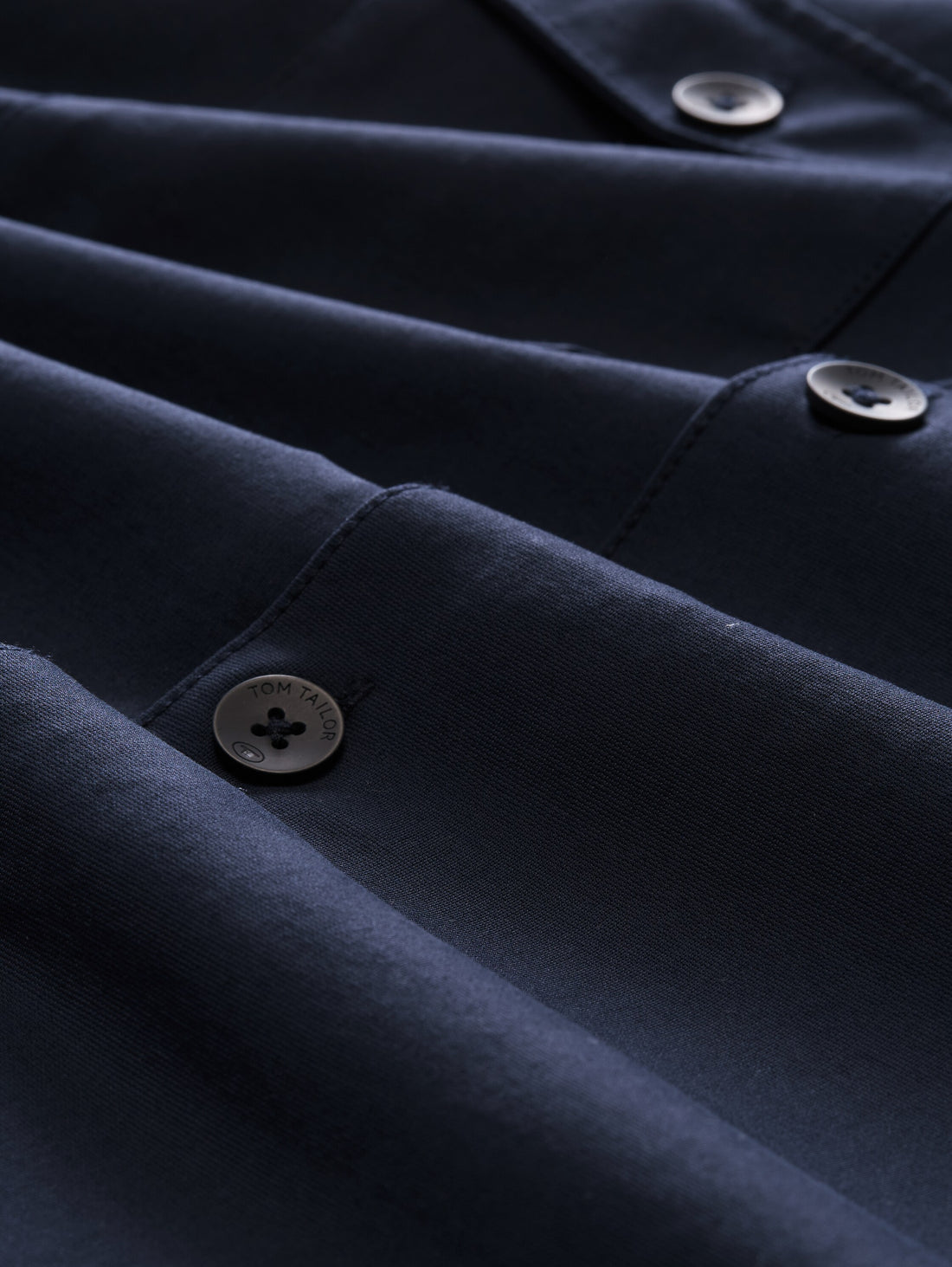 Sweat–Overshirt mit Taschen
