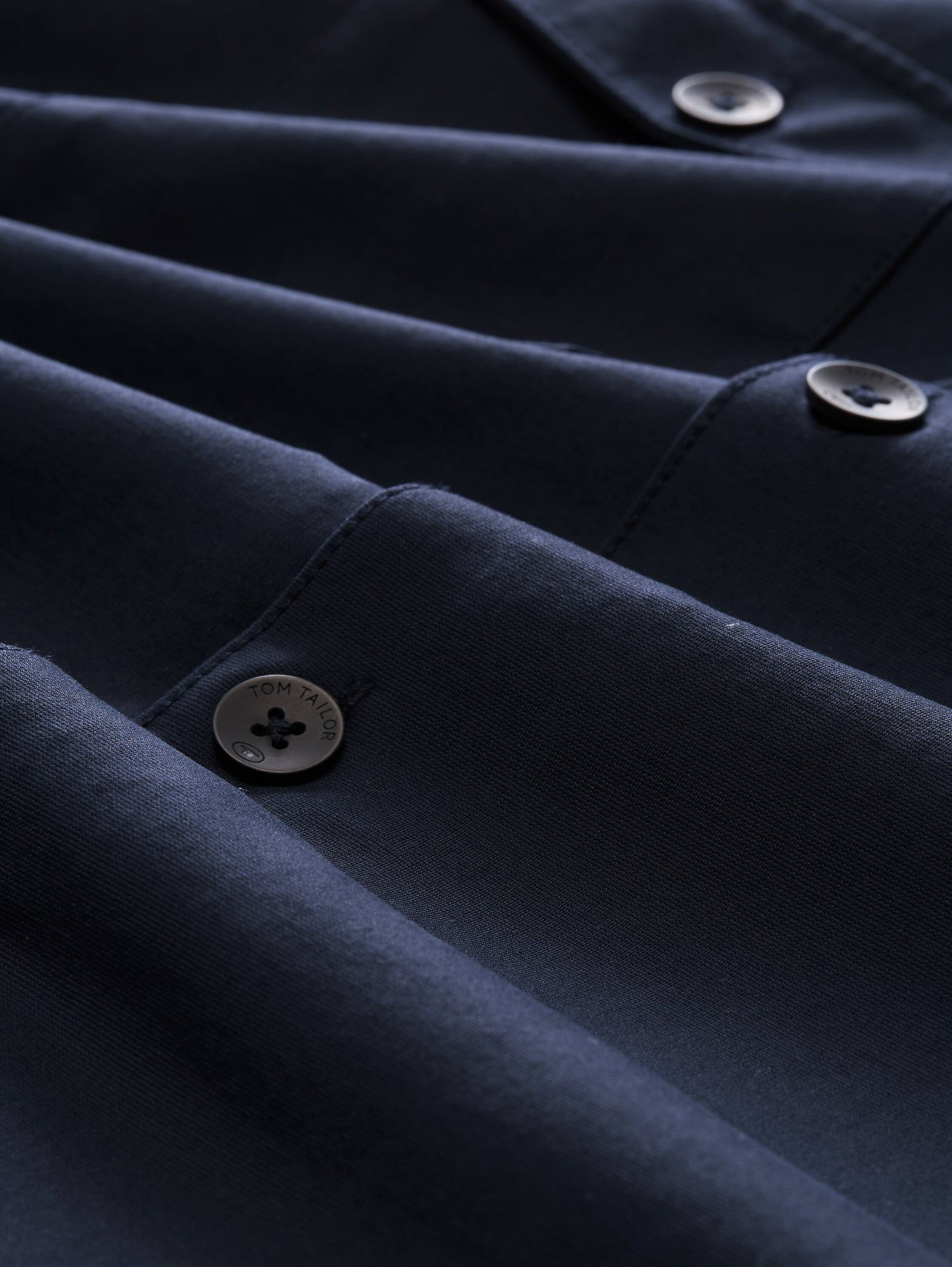 Sweat–Overshirt mit Taschen