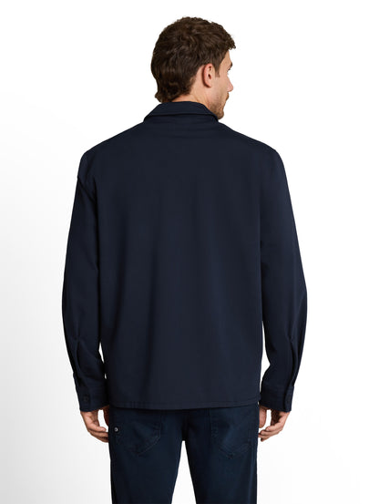 Sweat–Overshirt mit Taschen