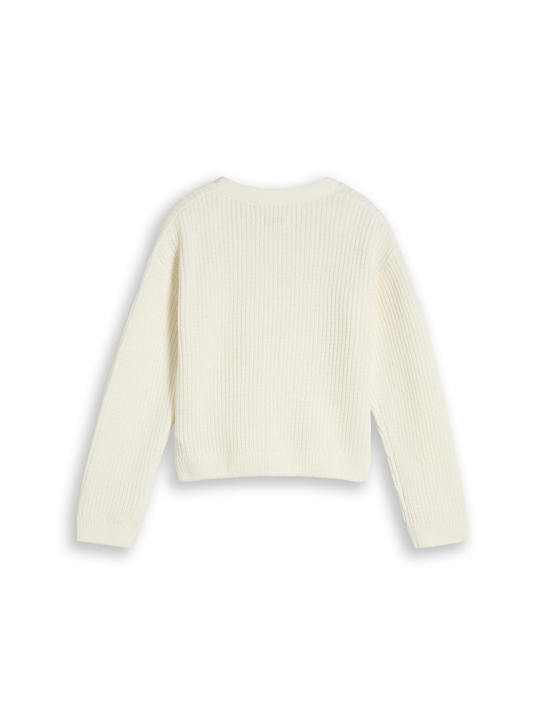 Cropped Cardigan mit V-Ausschnitt