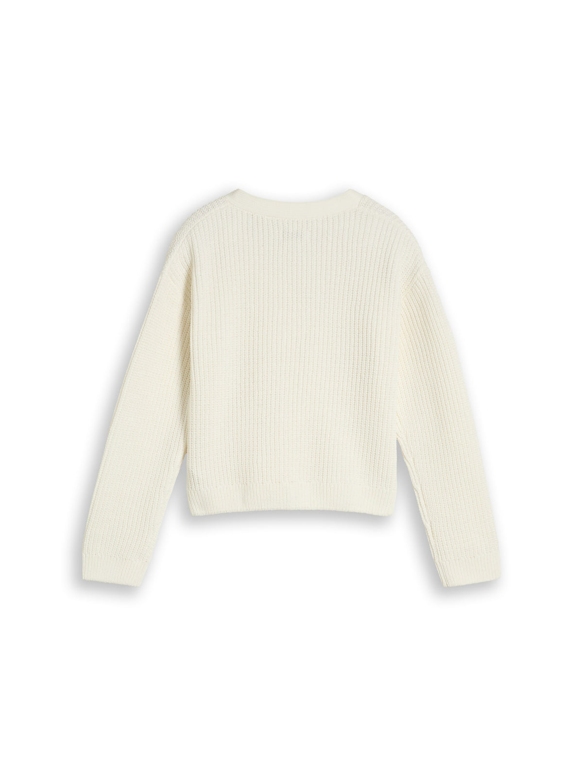Cropped Cardigan mit V-Ausschnitt