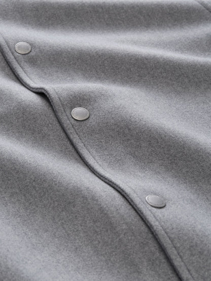 Relaxed Fit Jacke mit Druckknöpfen