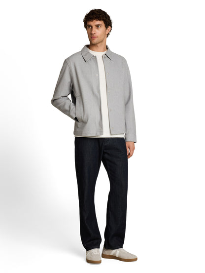 Relaxed Fit Jacke mit Druckknöpfen