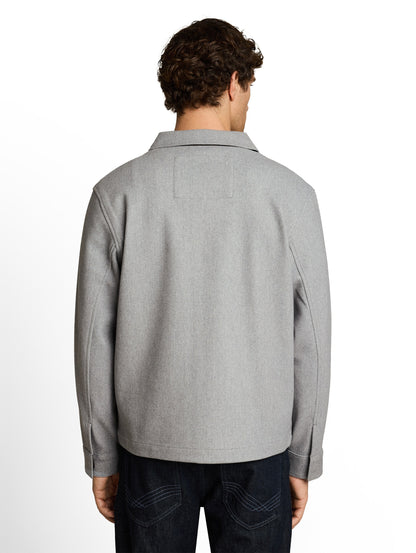 Relaxed Fit Jacke mit Druckknöpfen