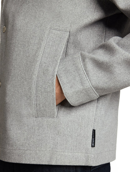 Relaxed Fit Jacke mit Druckknöpfen