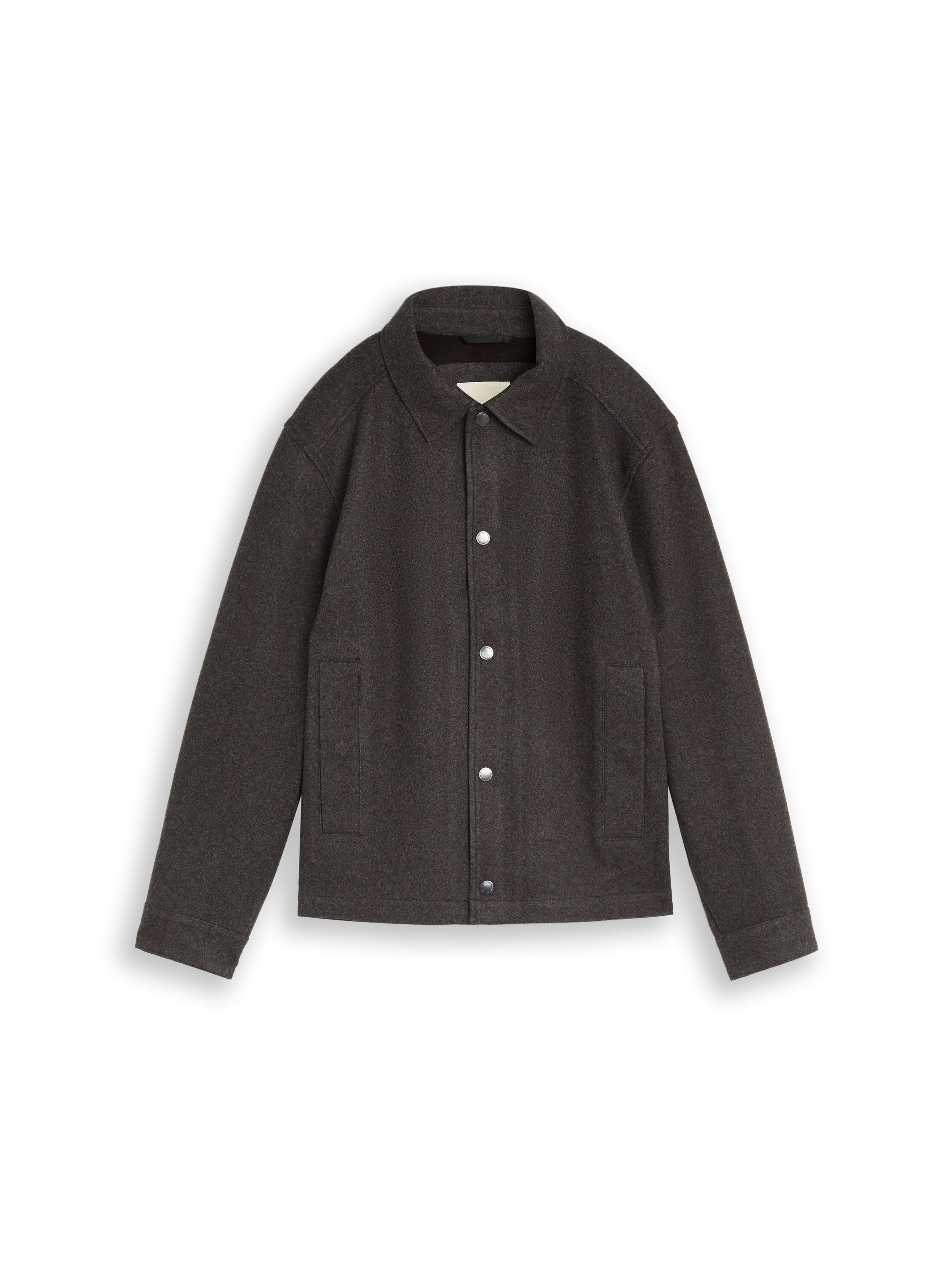 Relaxed Fit Jacke mit Druckknöpfen