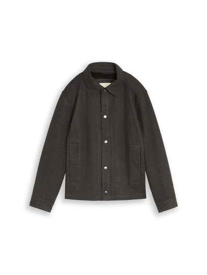 Relaxed Fit Jacke mit Druckknöpfen