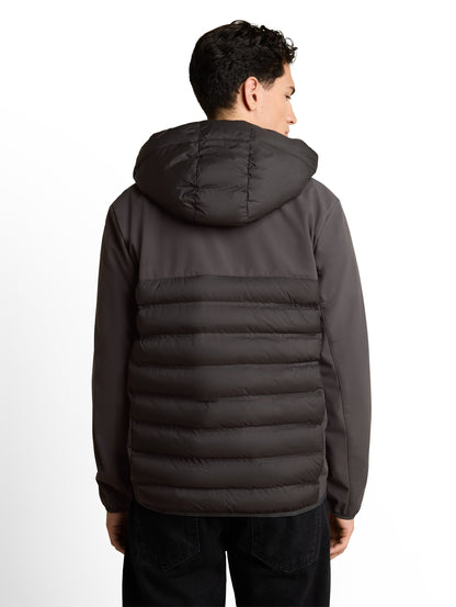 Relaxed Fit Hybrid Steppjacke