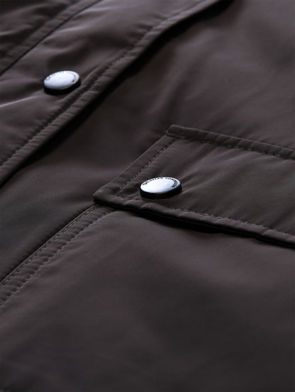 Übergangjacke mit Cord-Kragen