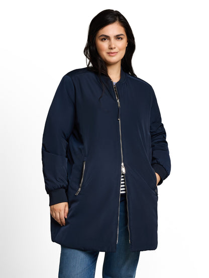 Plus Size - 2-in-1 Wendejacke mit Bomberkragen