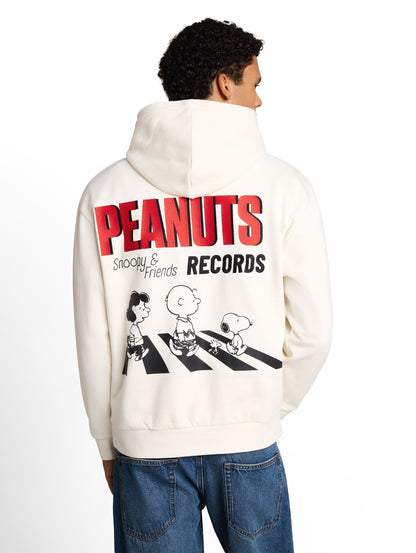 Relaxed Fit Hoodie Sweatshirt mit Snoopy-Rückenprint
