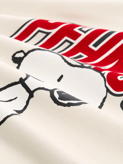 Relaxed Fit T-Shirt mit Snoopy-Print