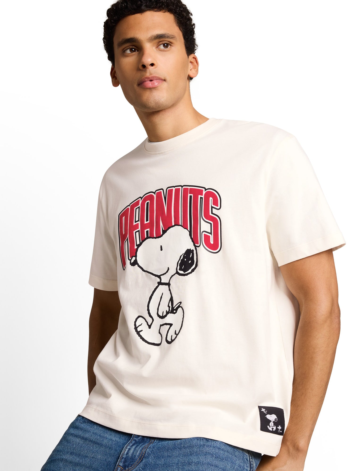 Relaxed Fit T-Shirt mit Snoopy-Print