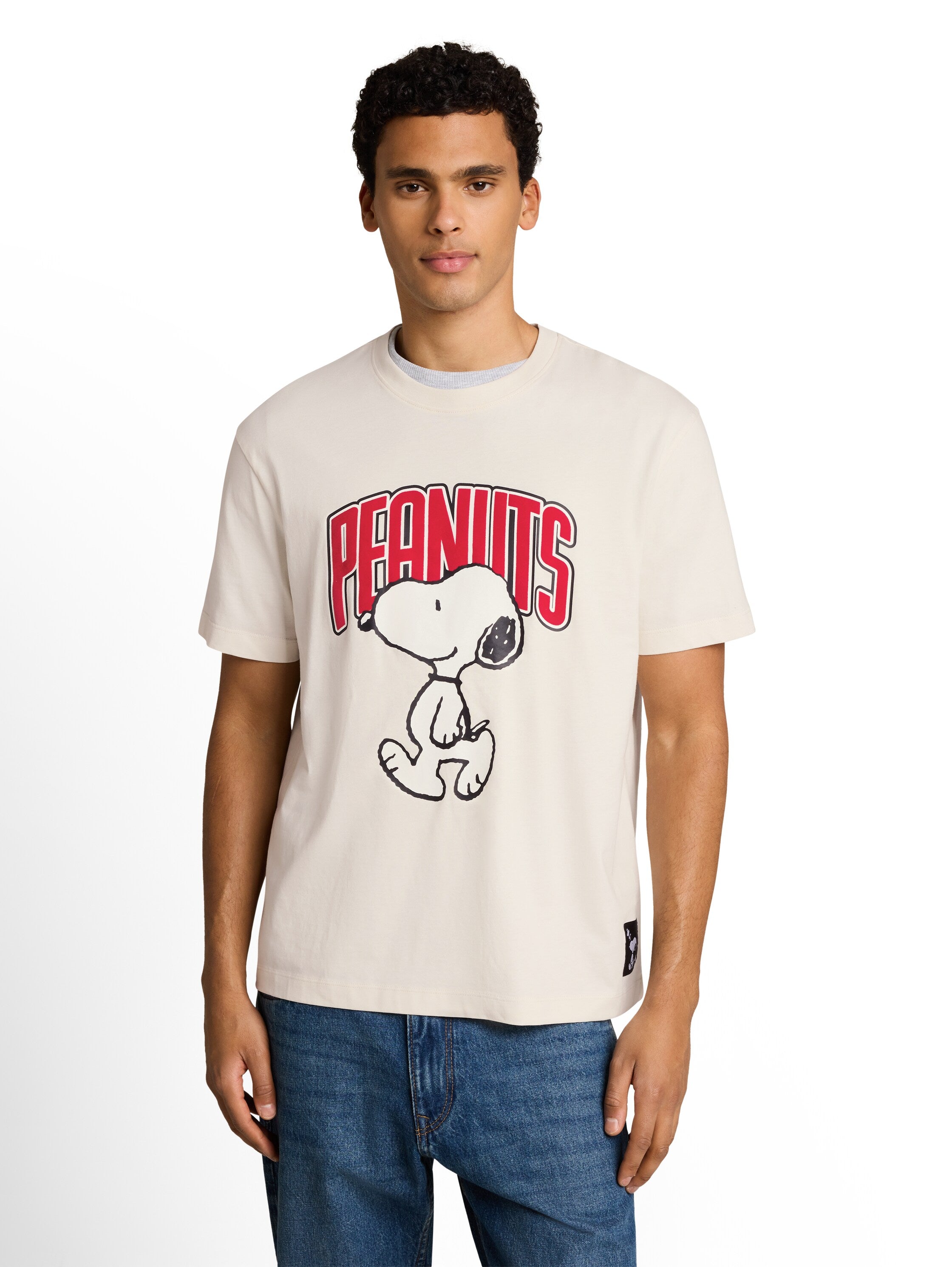 Relaxed Fit T-Shirt mit Snoopy-Print