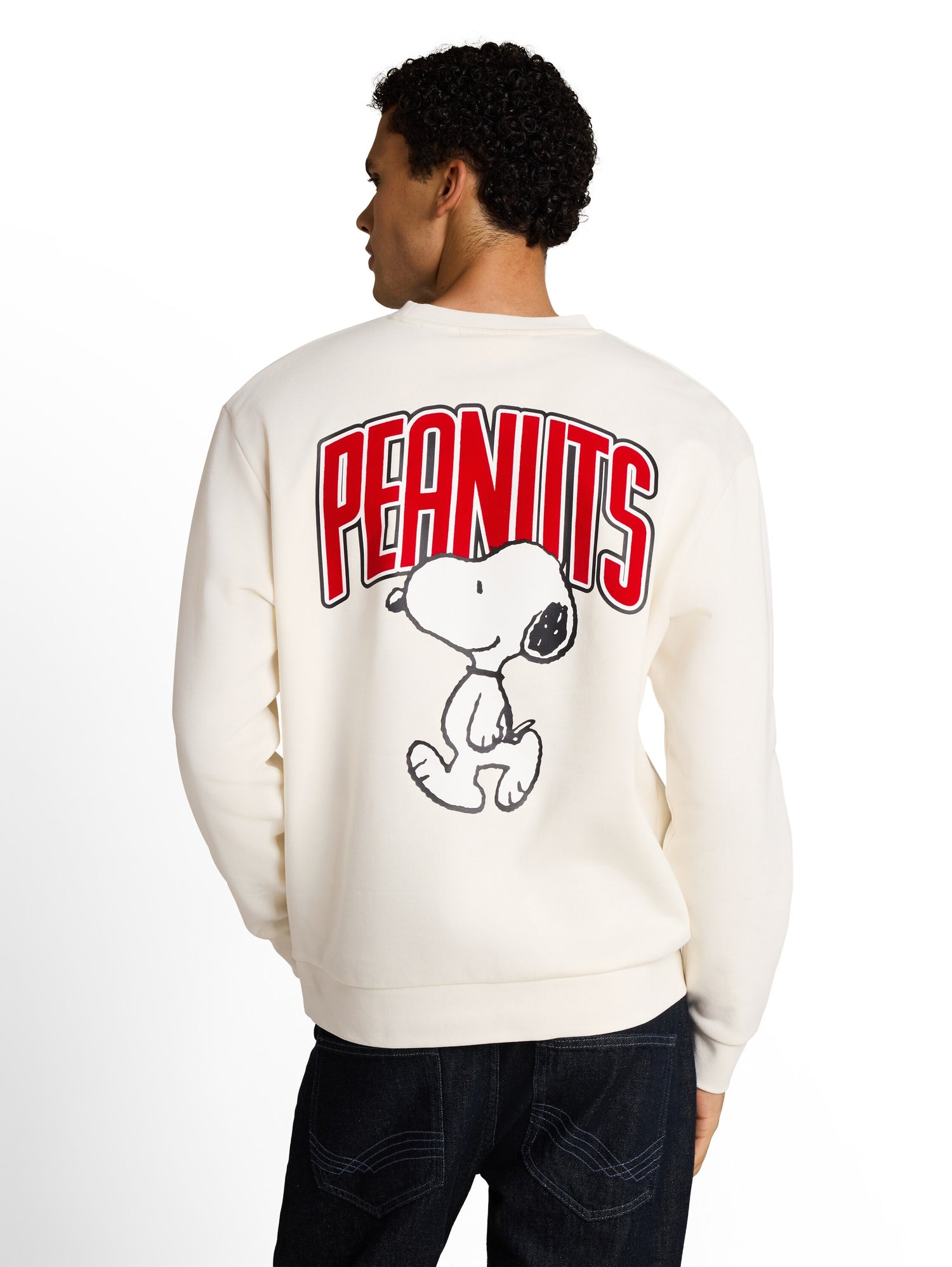 Relaxed Fit Sweatshirt mit Snoopy-Rückenprint