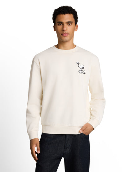 Relaxed Fit Sweatshirt mit Snoopy-Rückenprint