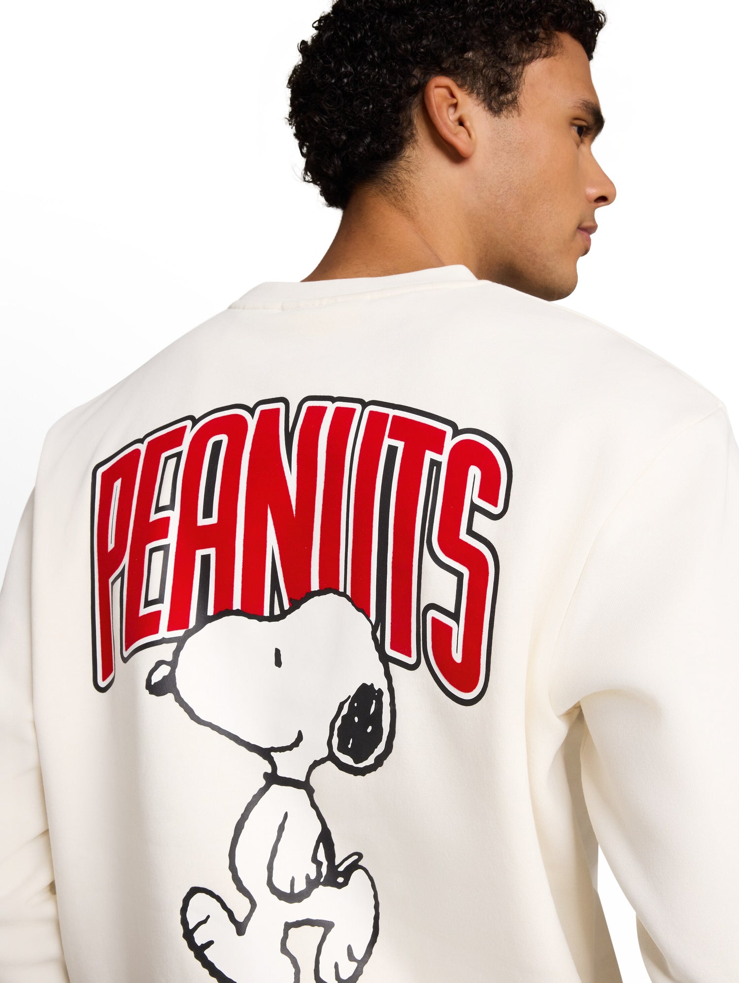 Relaxed Fit Sweatshirt mit Snoopy-Rückenprint