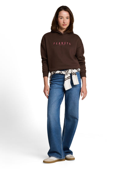 Hoodie Sweatshirt mit Snoopy-Rückenprint