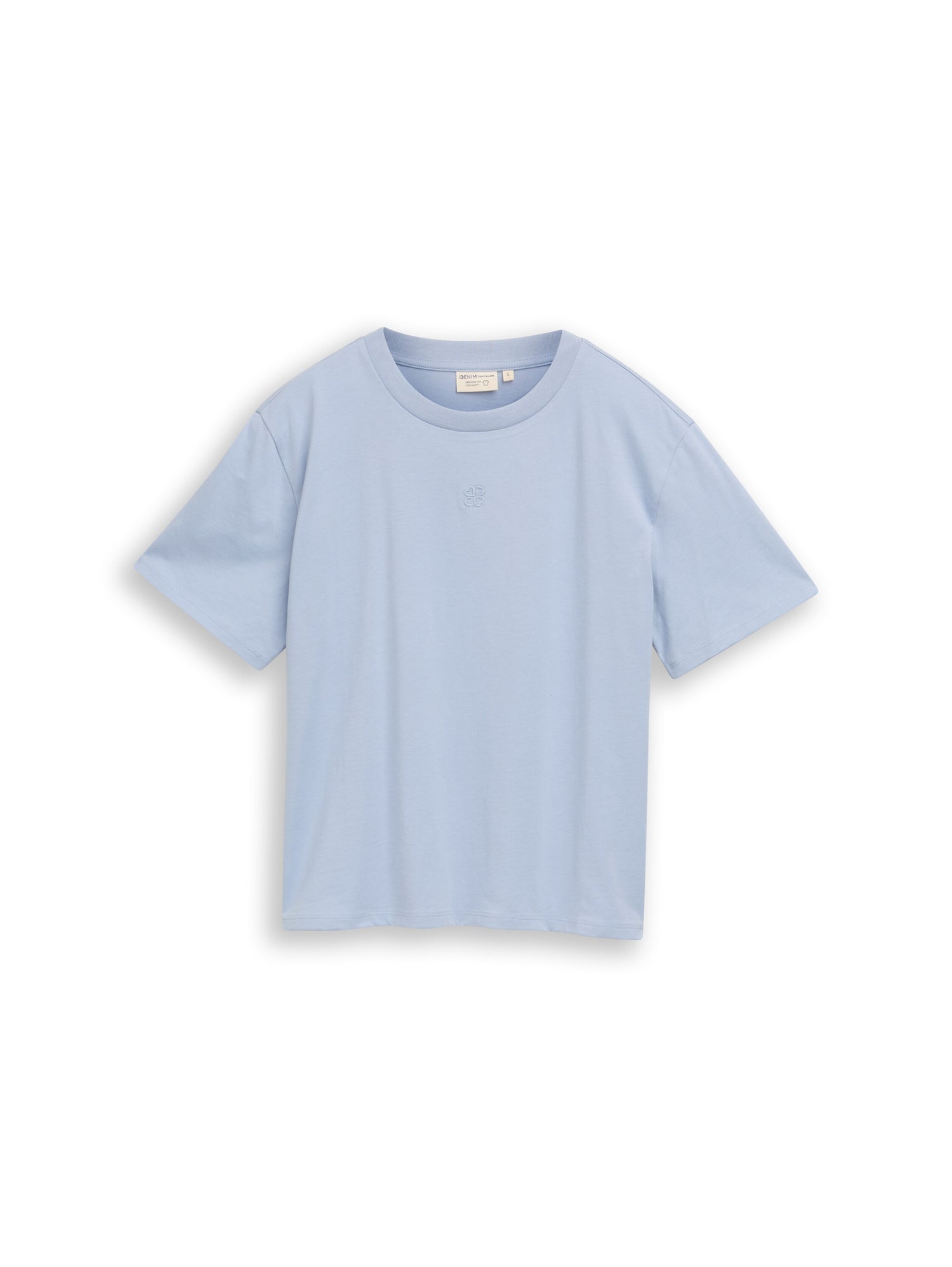 Boxy Fit T-Shirt mit Stickerei