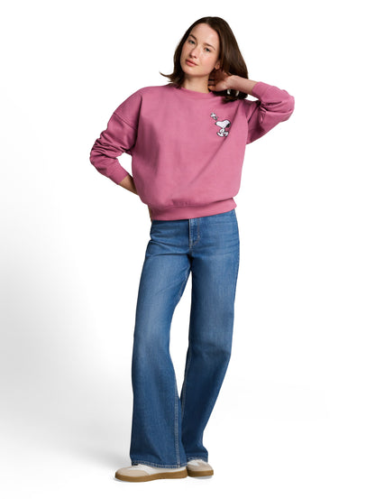 Sweatshirt mit Snoopy-Print