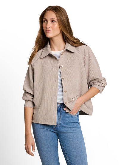 Boxy Fit Cordbluse