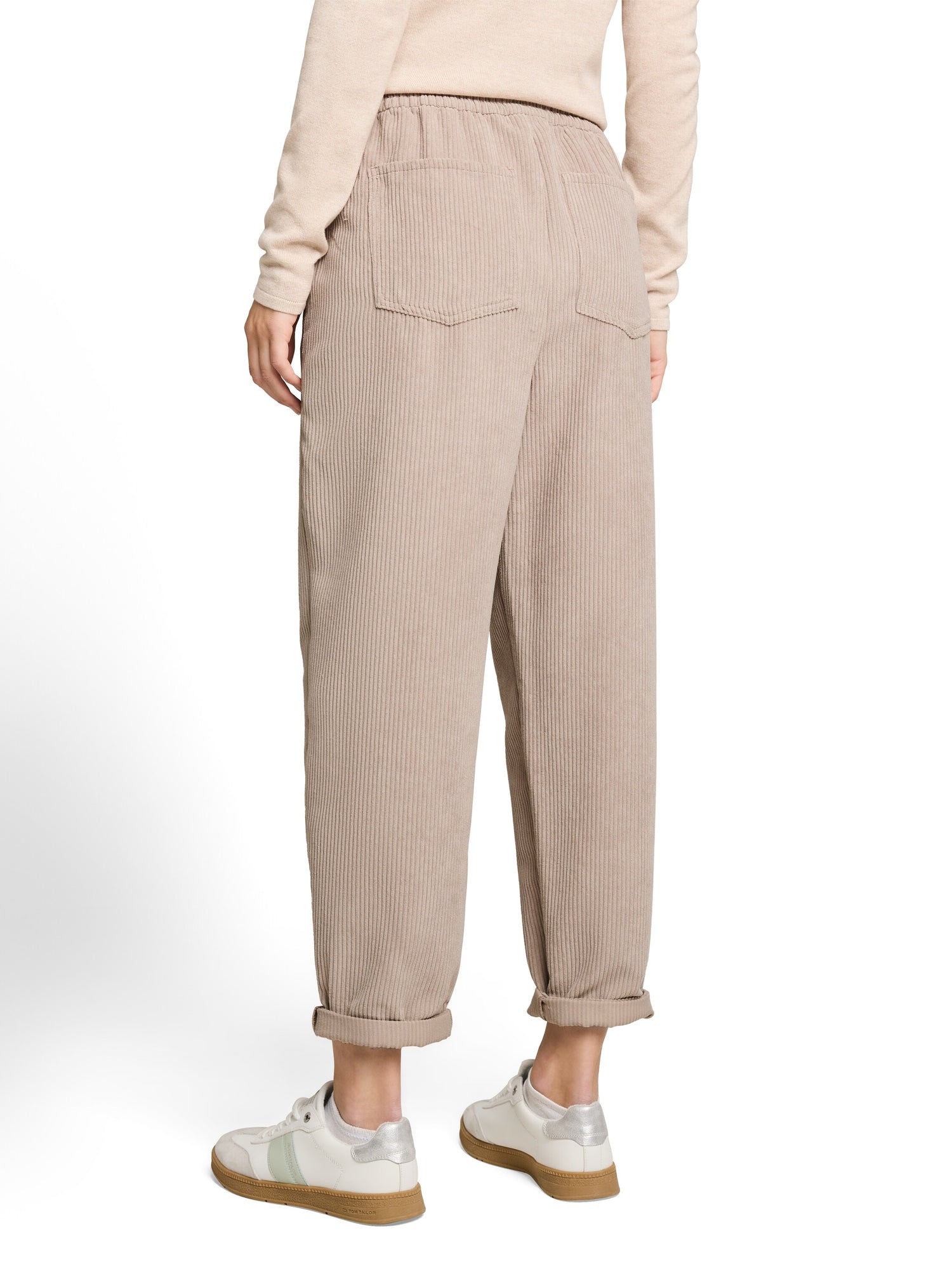 Barrel Cordhose mit Kordelzug