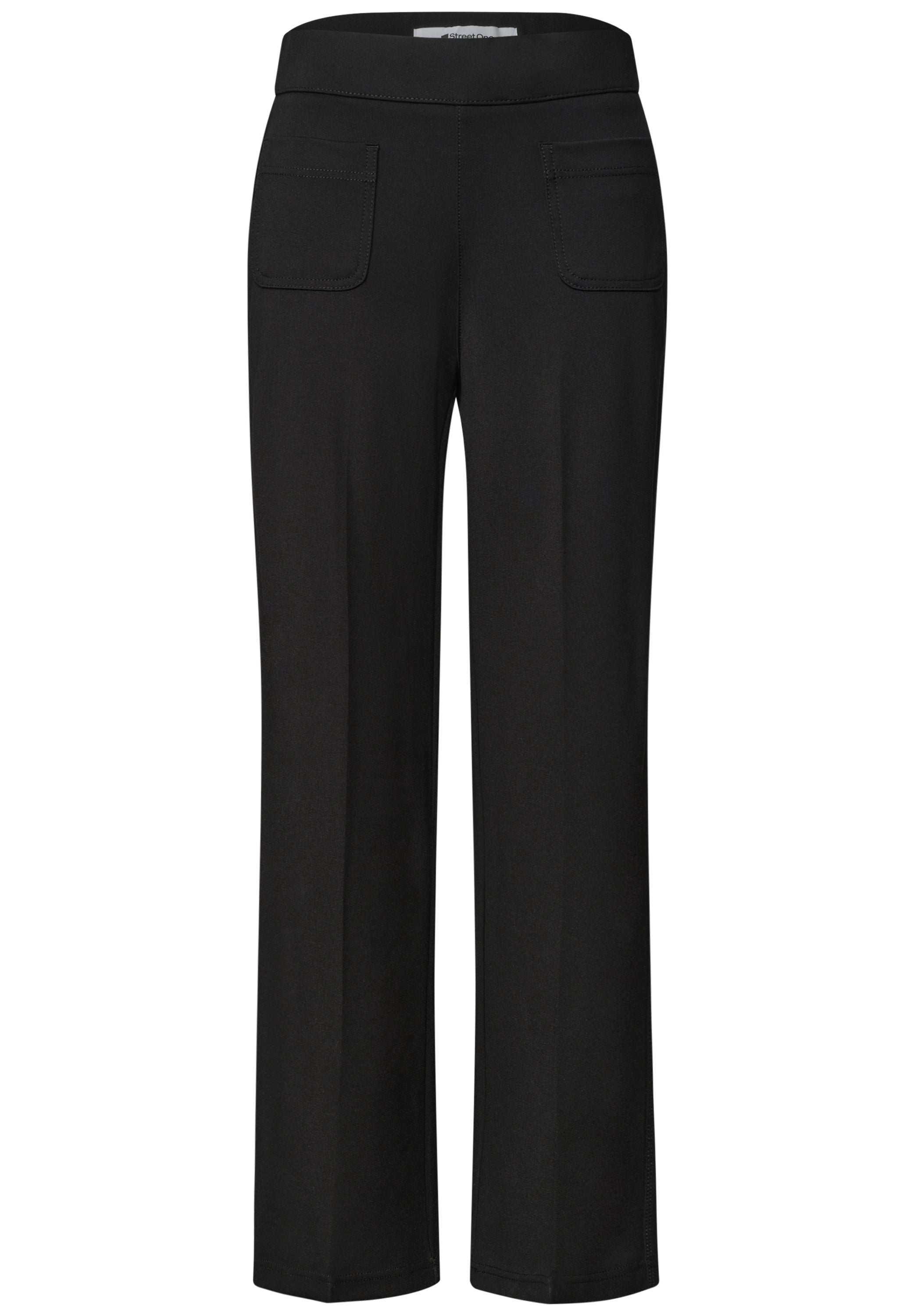 High Waist Straight Leg Hose im Casual Fit
