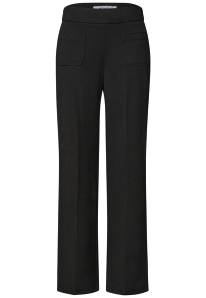 High Waist Straight Leg Hose im Casual Fit