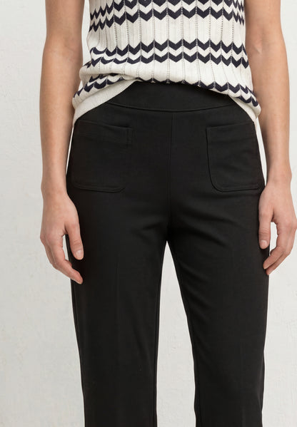 High Waist Straight Leg Hose im Casual Fit